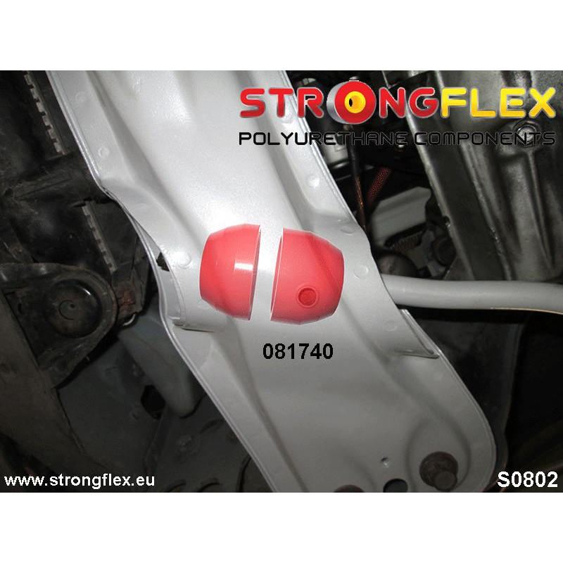 Strongflex Honda Accord / Odyssey / Prelude Vooras langsdraagarm rubber SPORT ZWART – 081740AX 3 Strongflex Honda Accord / Odyssey / Prelude Vooras langsdraagarm rubber SPORT ZWART – 081740AX - Image 3