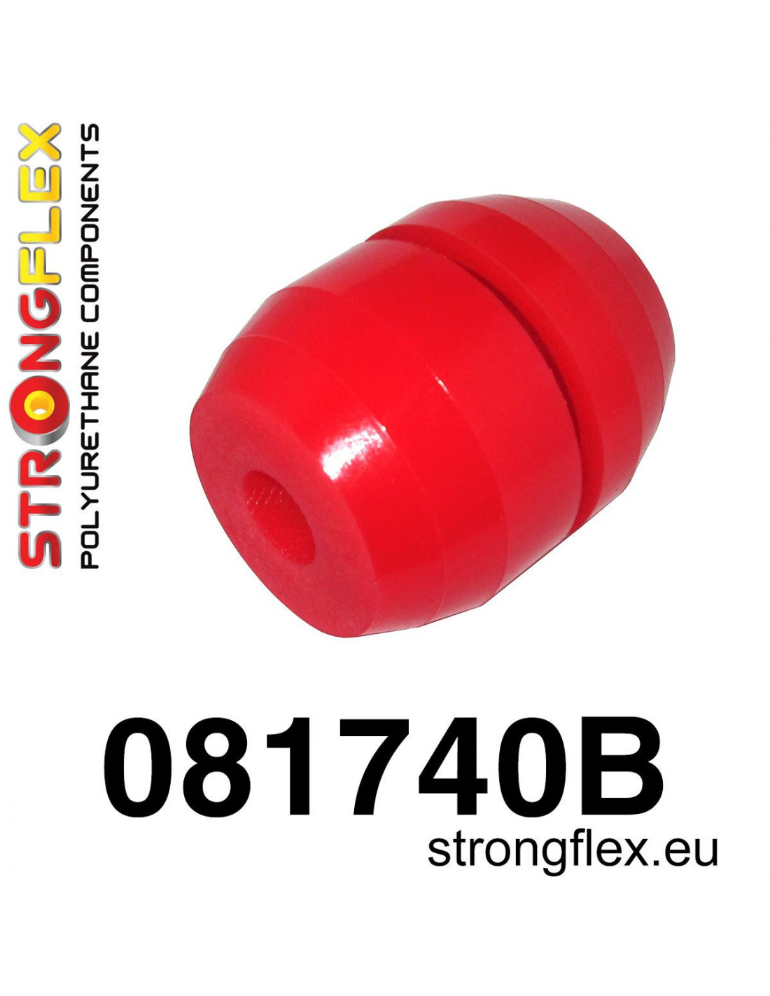 Strongflex Honda Accord / Odyssey / Prelude Vooras langsdraagarm rubber – 081740B 1 Strongflex Honda Accord / Odyssey / Prelude Vooras langsdraagarm rubber – 081740B