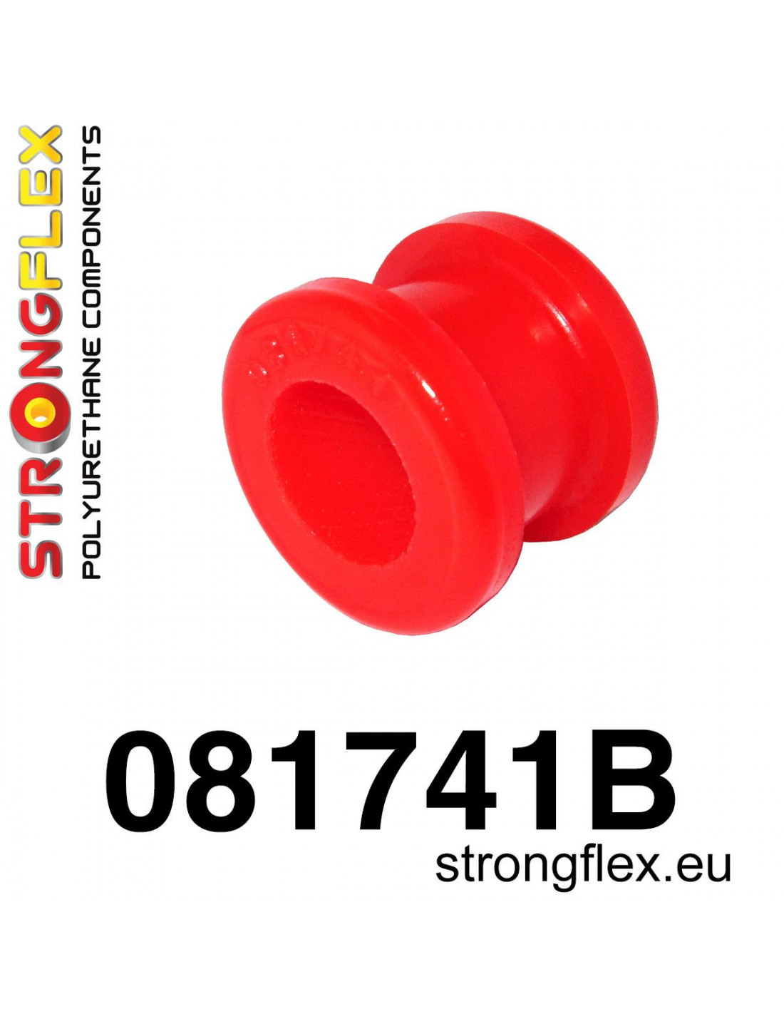 Strongflex Honda Prelude Rubber achterste koppelstang – 081741B 1 Strongflex Honda Prelude Rubber achterste koppelstang – 081741B
