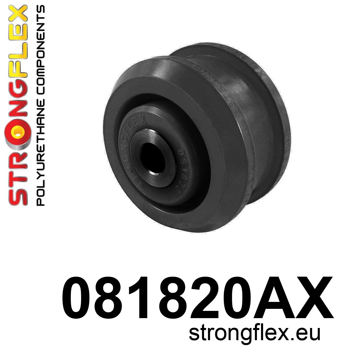 Strongflex Acura / Honda Front lower control arm bush – front SPORT BLACK – 081820AX 1 Strongflex Acura / Honda Draagarmrubber voor onder – voor SPORT ZWART – 081820AX