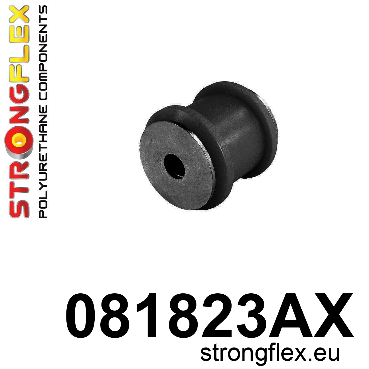 Strongflex Acura / Honda Achteras rubberset ZWART – 086230BX 1 Strongflex Acura / Honda Achterdraagarmrubber SPORT ZWART – 081823AX