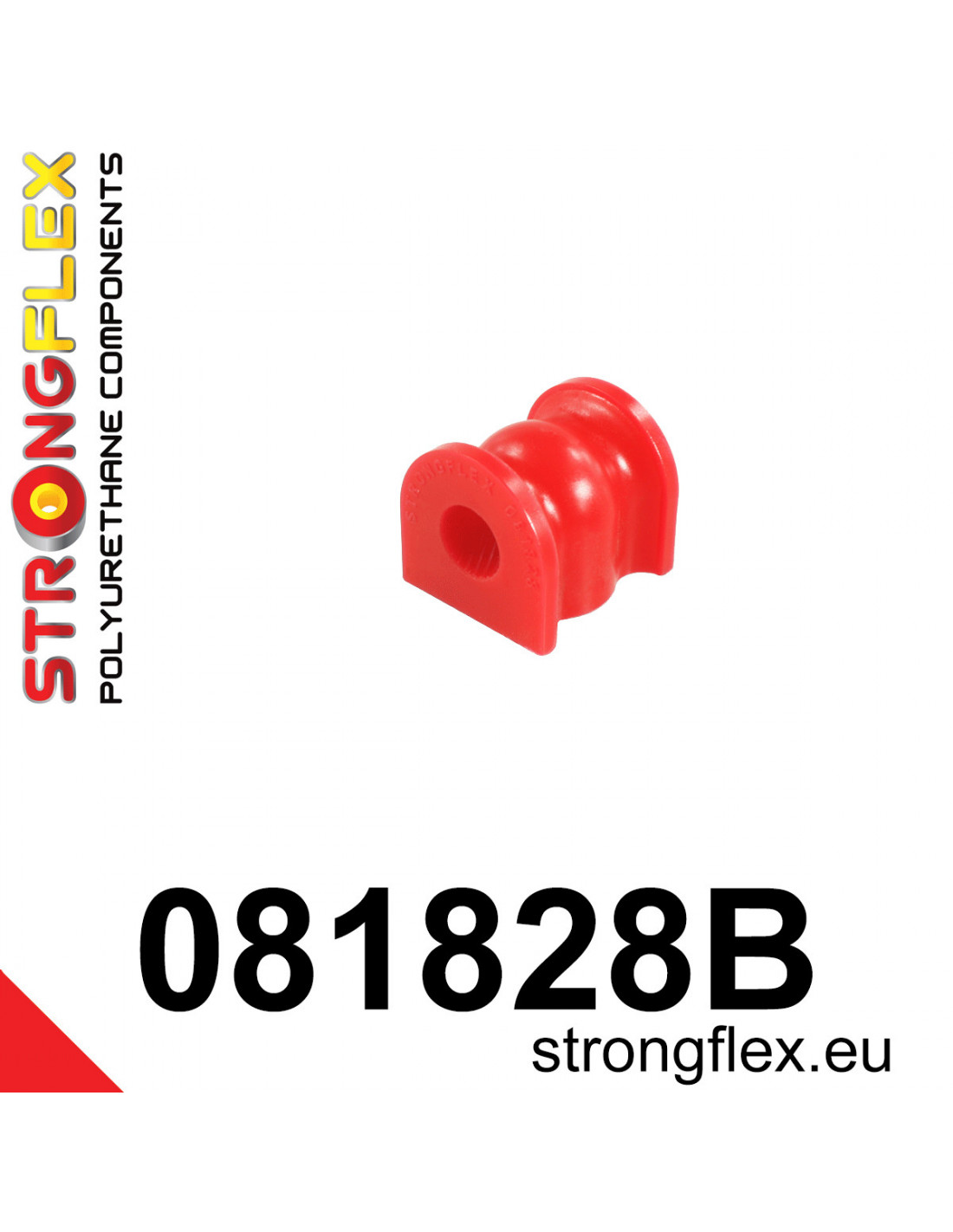 Strongflex Acura / Honda Achterste stabilisatorrubber – 081828B 1 Strongflex Acura / Honda Achterste stabilisatorrubber – 081828B