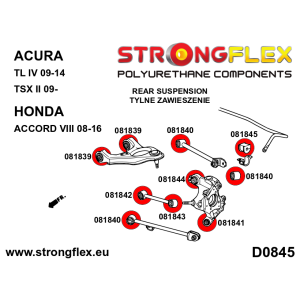 Strongflex Acura / Honda Achterste ophangingsrubber SPORT – 081840A