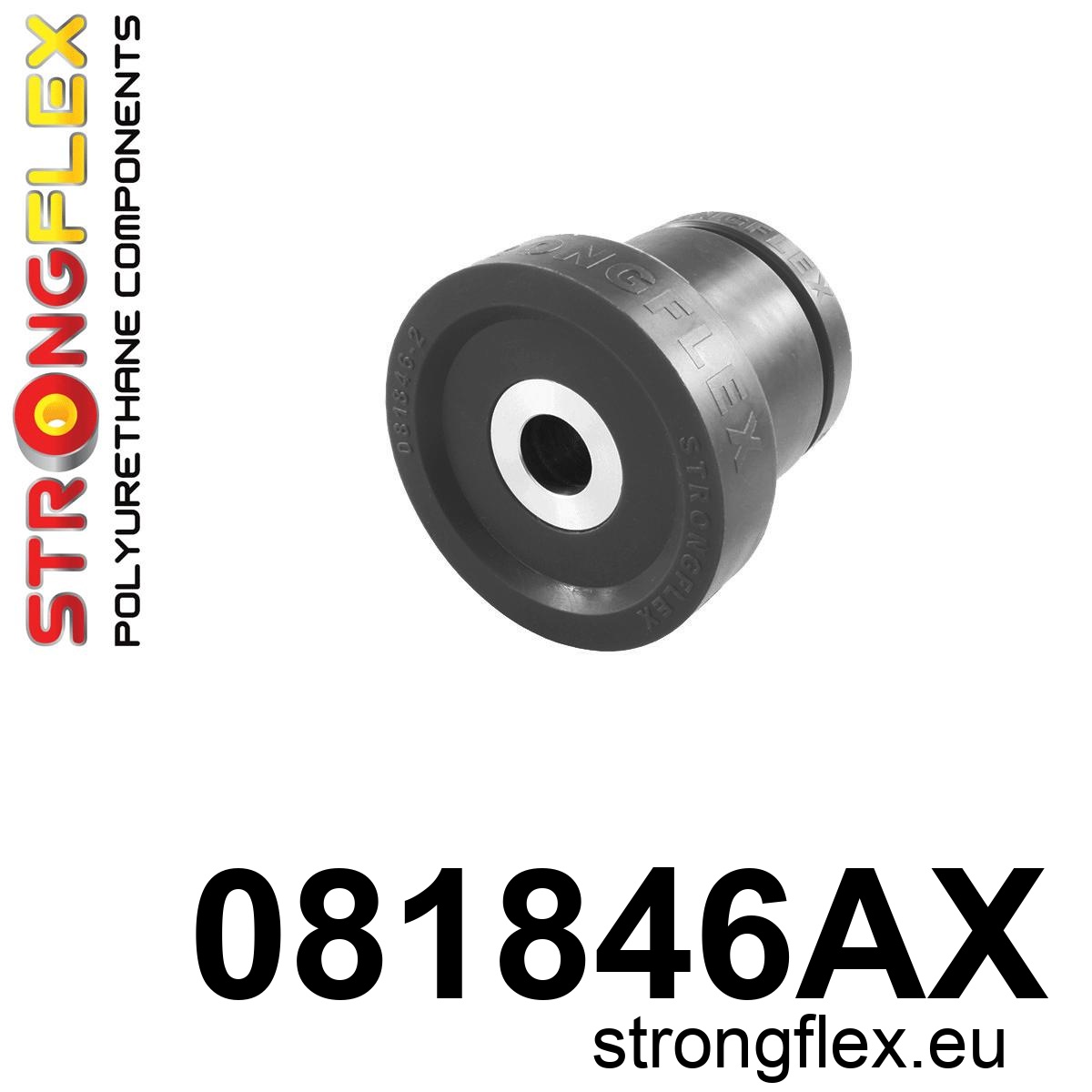 Strongflex Acura / Honda Rubber voorste subframe SPORT ZWART – 081846AX 1 Strongflex Acura / Honda Rubber voorste subframe SPORT ZWART – 081846AX
