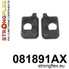 Strongflex Honda Prelude Inzetstukken Motorophanging voor SPORT ZWART – 081891AX