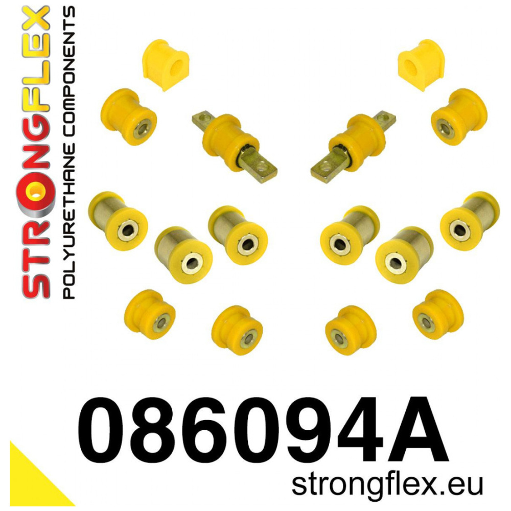 Strongflex Honda Civic Polyurethaan rubberset achteras SPORT – 086094A