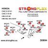 Strongflex Honda CRX / Civic Complete ophangrubberset SPORT ZWART – 086130AX