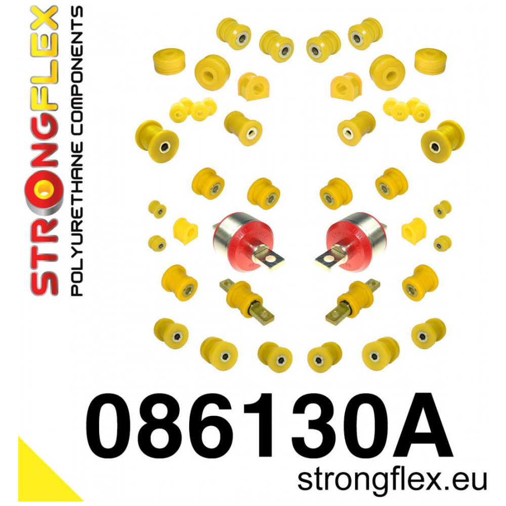 Strongflex Honda CRX / Civic Complete ophangrubberset SPORT – 086130A