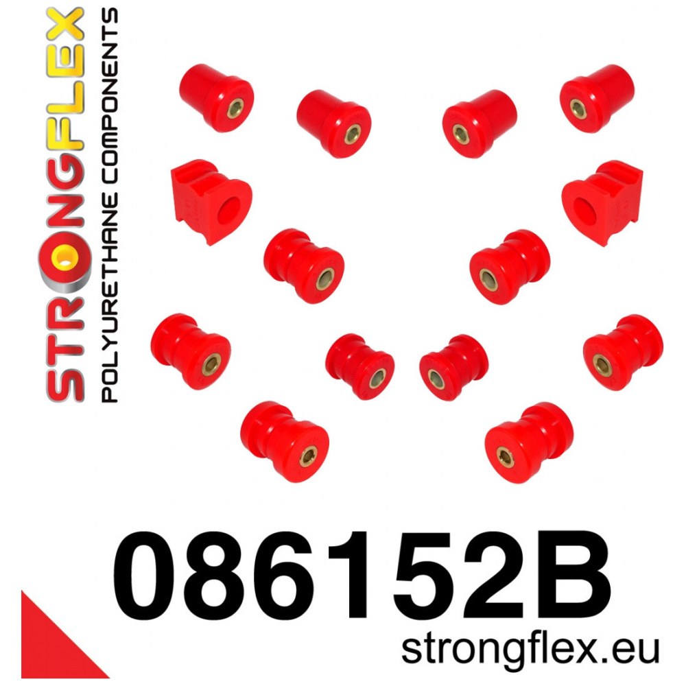 Strongflex Honda S2000 Achterasrubbers set AP2 – 086152B