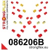 Strongflex Honda Prelude Polyurethaan rubberset voor- en achteras – 086206B