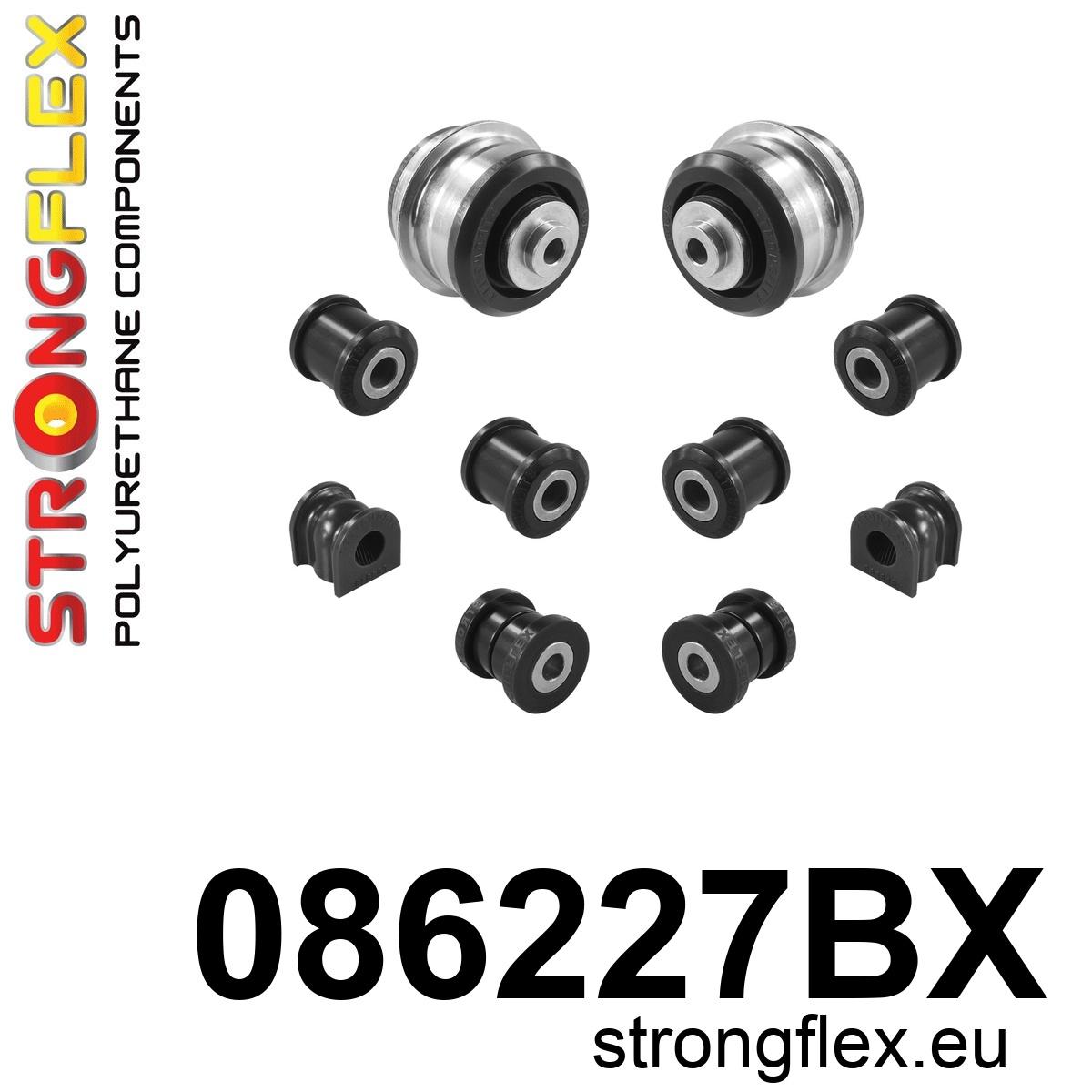 Strongflex Honda Legend Achteras rubberset ZWART – 086227BX 3 Strongflex Honda Legend Achteras rubberset ZWART – 086227BX