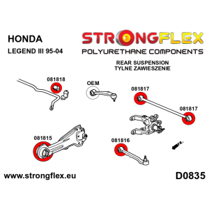 Strongflex Honda Legend Achteras rubberset SPORT – 086227A
