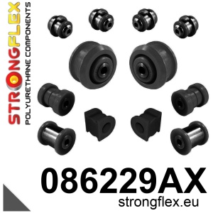 Strongflex Acura / Honda Voorste bovenste draagarmrubber SPORT ZWART – 081819AX