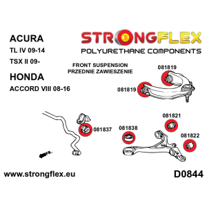 Strongflex Acura / Honda Vooras rubberset – 086238B