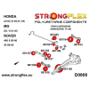 Strongflex Honda Civic Complete ophangrubberset SPORT ZWART – 086250AX