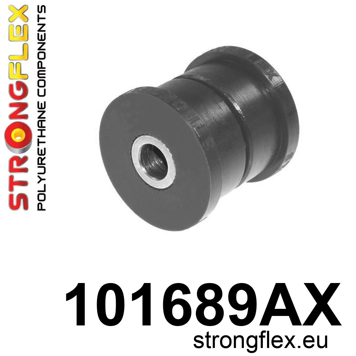 Strongflex Mazda MX-5 Achteras bovenste draagarm voorste rubber SPORT ZWART – 101689AX 1 Strongflex Mazda MX-5 Achteras bovenste draagarm voorste rubber SPORT ZWART – 101689AX