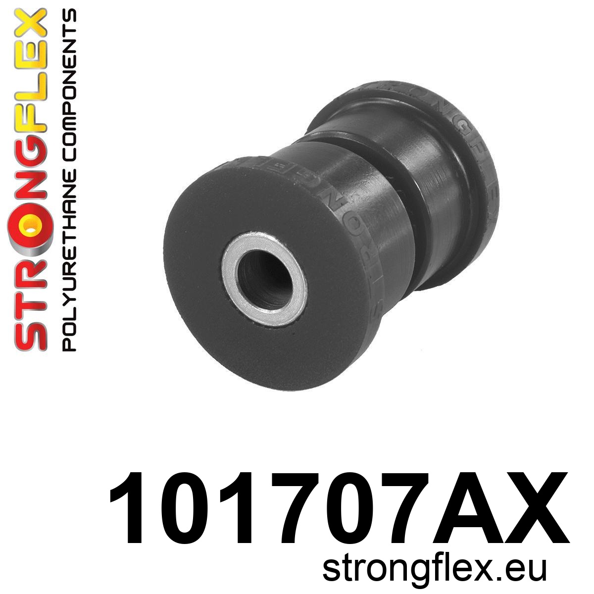 Strongflex Mazda 323 Voorste draagarm- voorste rubber SPORT ZWART – 101707AX 1 Strongflex Mazda 323 Voorste draagarm- voorste rubber SPORT ZWART – 101707AX