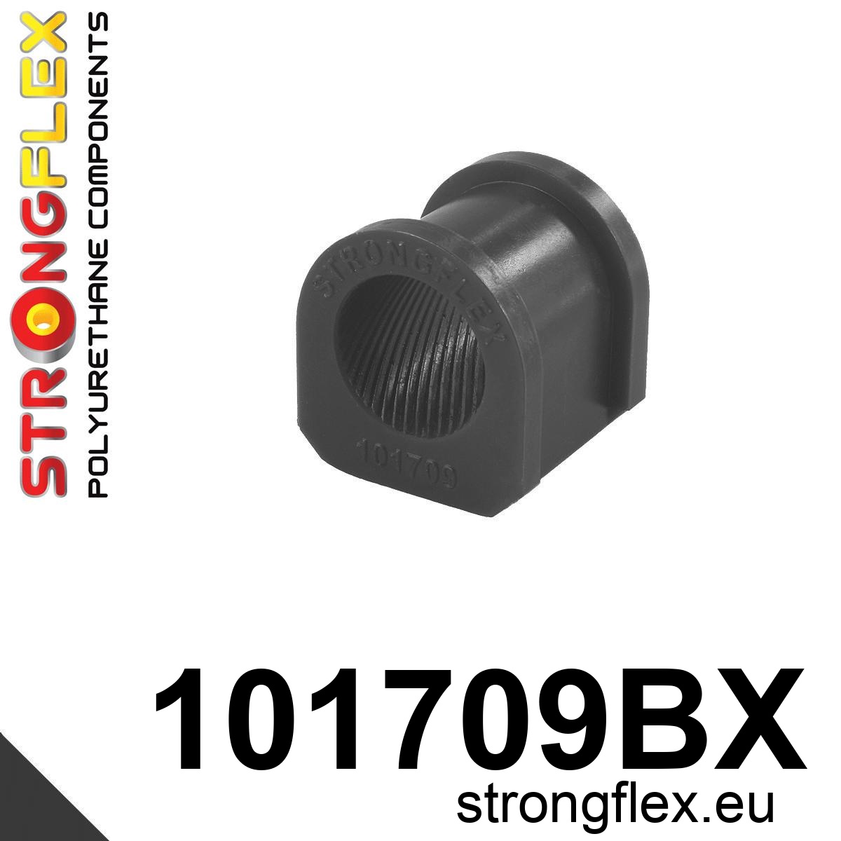 Strongflex Mazda 323 Voorste stabilisatorrubber ZWART – 101709BX 1 Strongflex Mazda 323 Voorste stabilisatorrubber ZWART – 101709BX