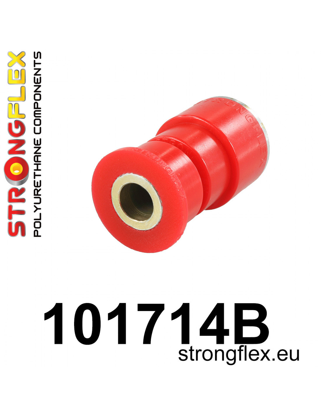 Strongflex Mazda 323 Achterste draagarm - buitenste achterste rubber – 101714B 1 Strongflex Mazda 323 Achterste draagarm - buitenste achterste rubber – 101714B