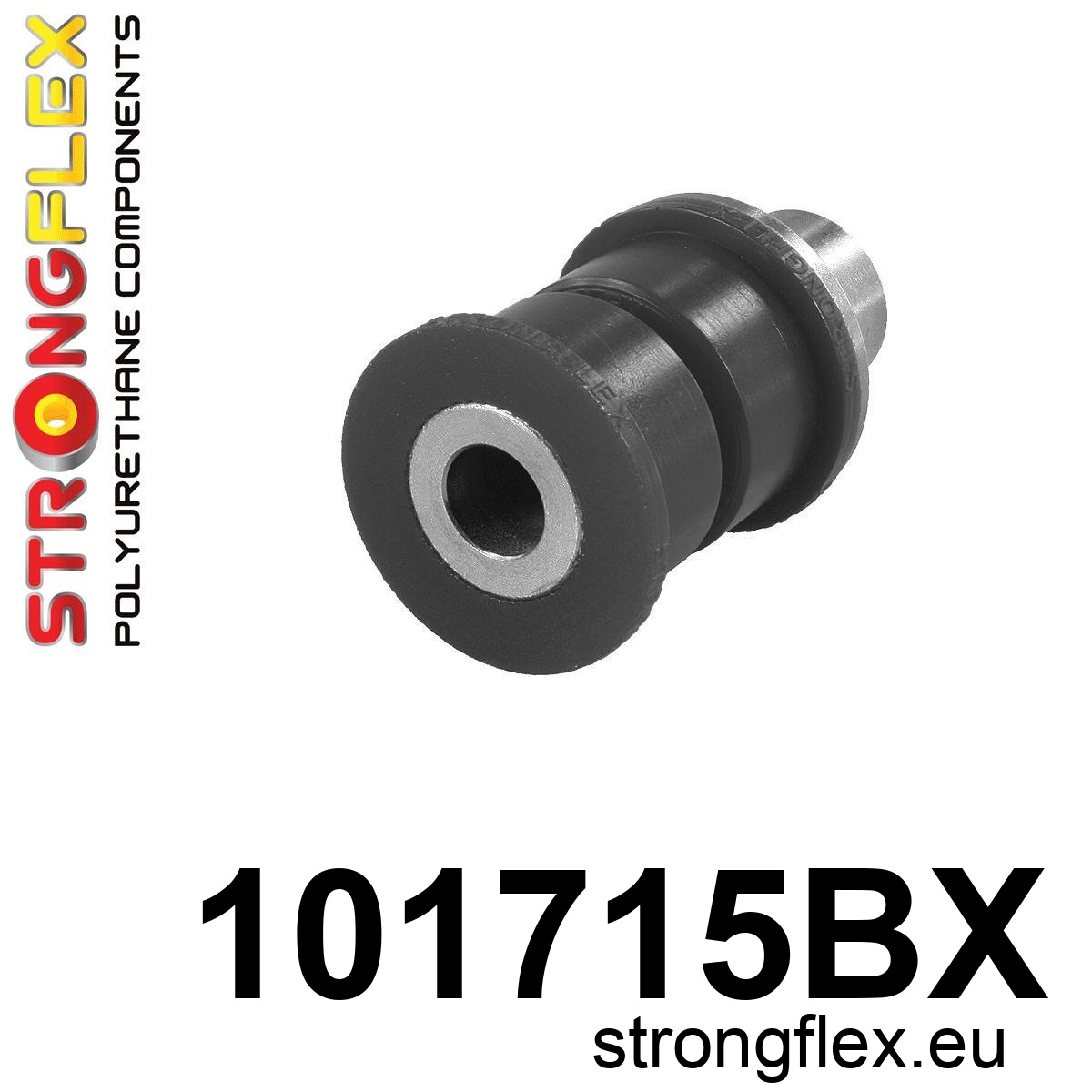Strongflex Mazda 323 Achterste draagarm - Inere achterste rubber ZWART – 101715BX 1 Strongflex Mazda 323 Achterste draagarm - Inere achterste rubber ZWART – 101715BX