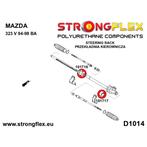 Strongflex Mazda 323 Rubber stuurhuis bevestiging – 101717B