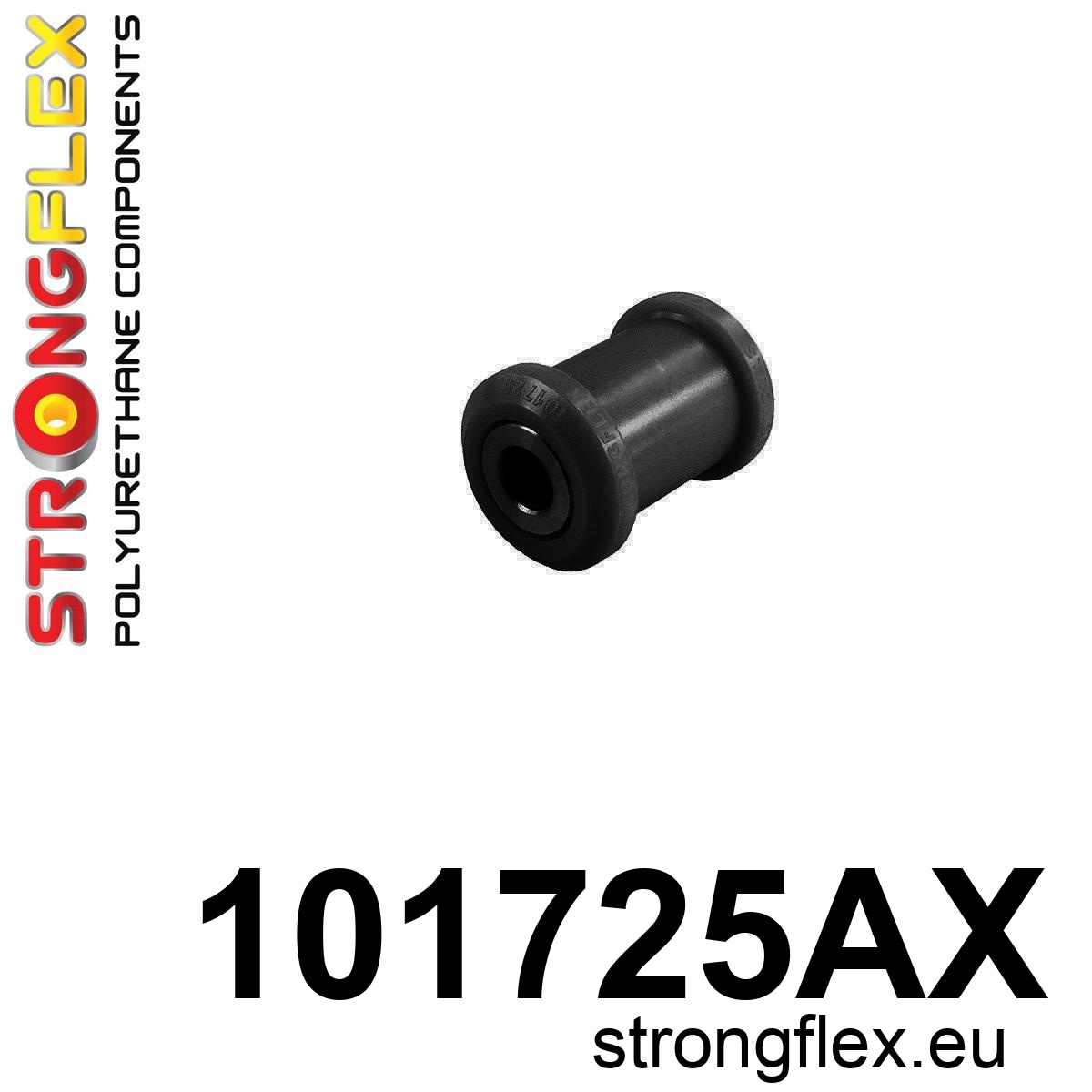 Strongflex Fiat / Mazda Achterste bovenste draagarmrubber - voor binnenzijde SPORT ZWART – 101725AX 1 Strongflex Fiat / Mazda Achterste bovenste draagarmrubber - voor binnenzijde SPORT ZWART – 101725AX
