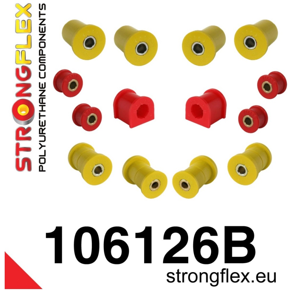 Strongflex Mazda MX-5 Polyurethaan rubberset vooras – 106126B
