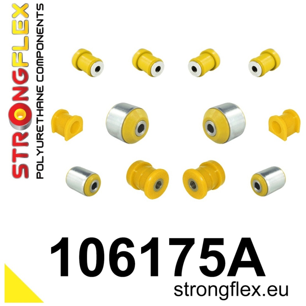 Strongflex Mazda RX-8 Polyurethaan rubberset vooras SPORT – 106175A