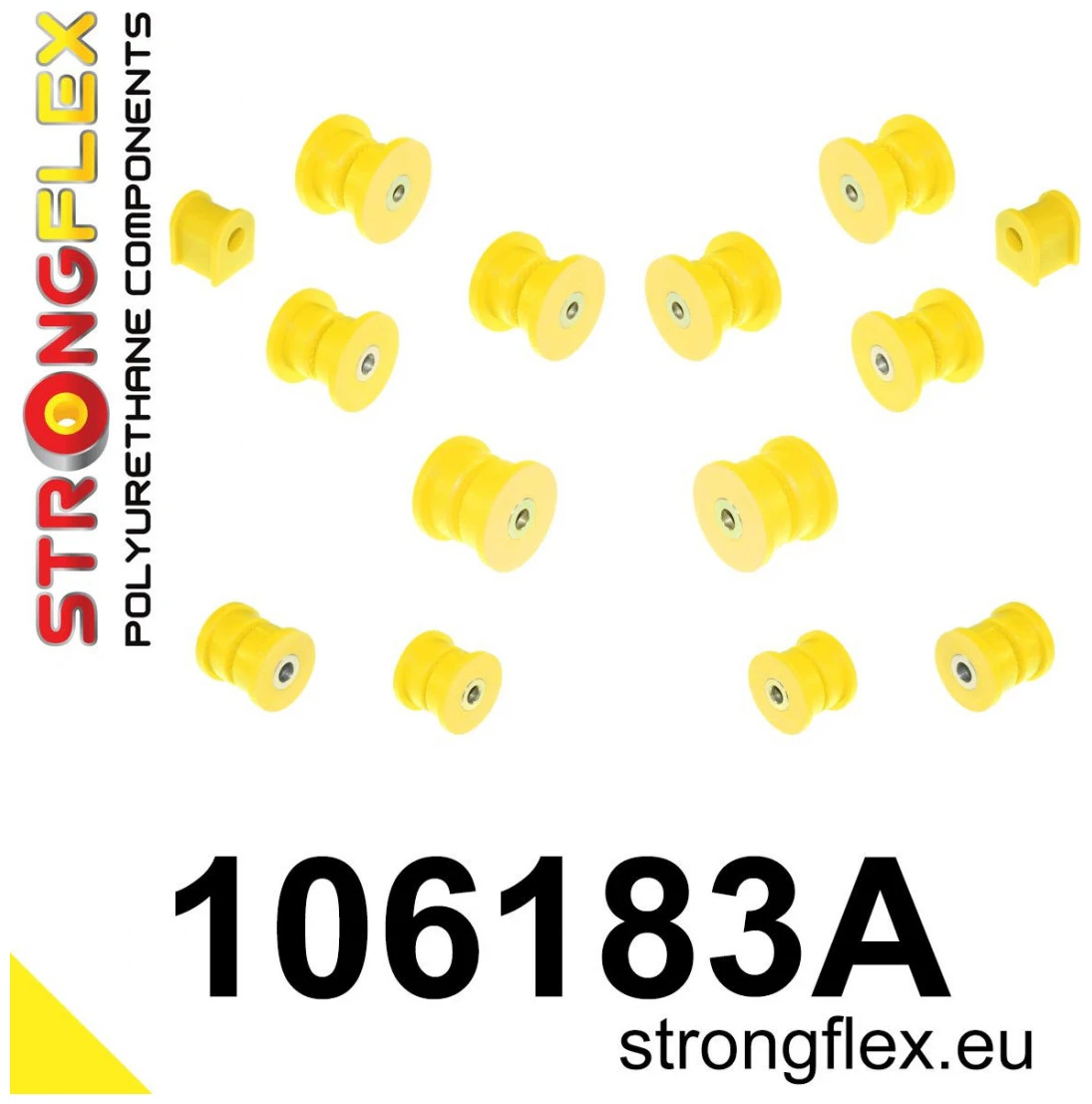 Strongflex Mazda RX-7 Achterwielophanging set SPORT – 106183A 1 Strongflex Mazda RX-7 Achterwielophanging set SPORT – 106183A