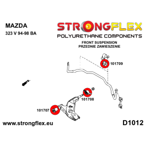 Strongflex Mazda 323 Vooras rubberset – 106185B