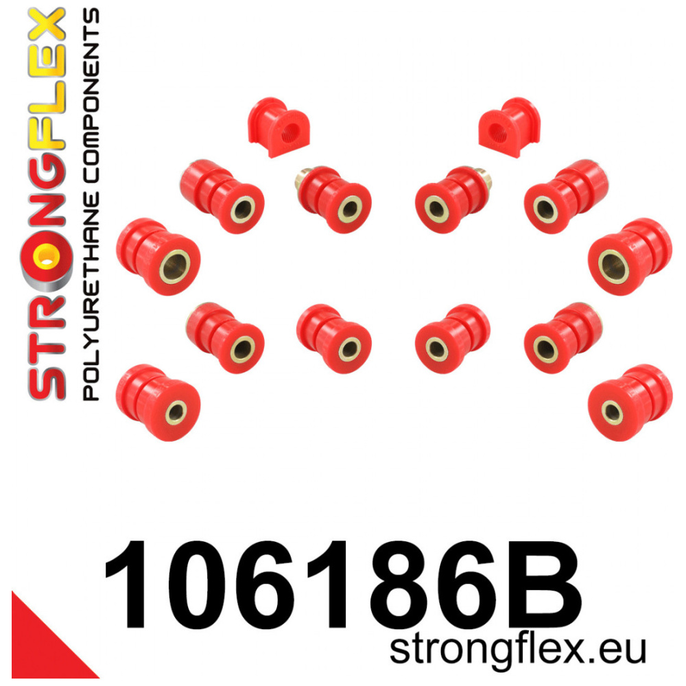 Strongflex Mazda 323 Achteras rubberset – 106186B
