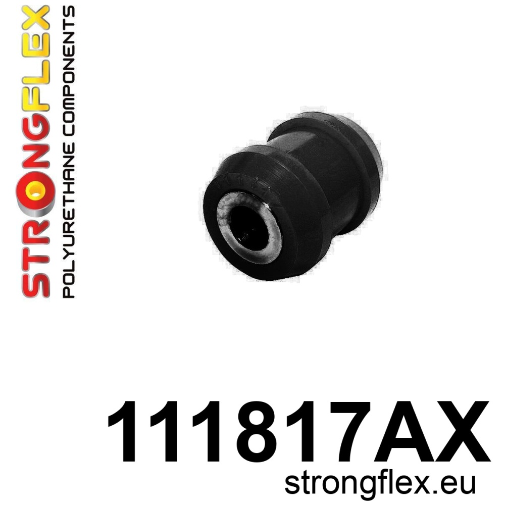 Strongflex Mercedes C-Klasse / CLK / E-Klasse Achteras onderste draagarm rubber SPORT ZWART – 111817AX
