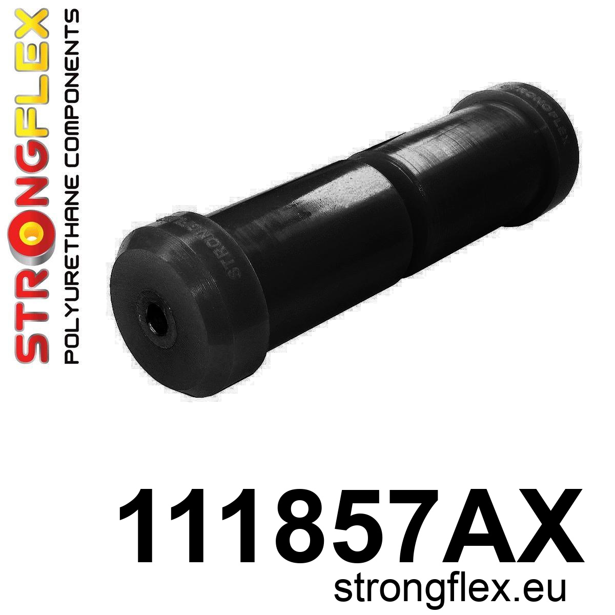 Strongflex Mercedes C-Klasse / CLK / E-Klasse Vooras bovenste draagarmrubber SPORT ZWART – 111857AX 1 Strongflex Mercedes C-Klasse / CLK / E-Klasse Vooras bovenste draagarmrubber SPORT ZWART – 111857AX