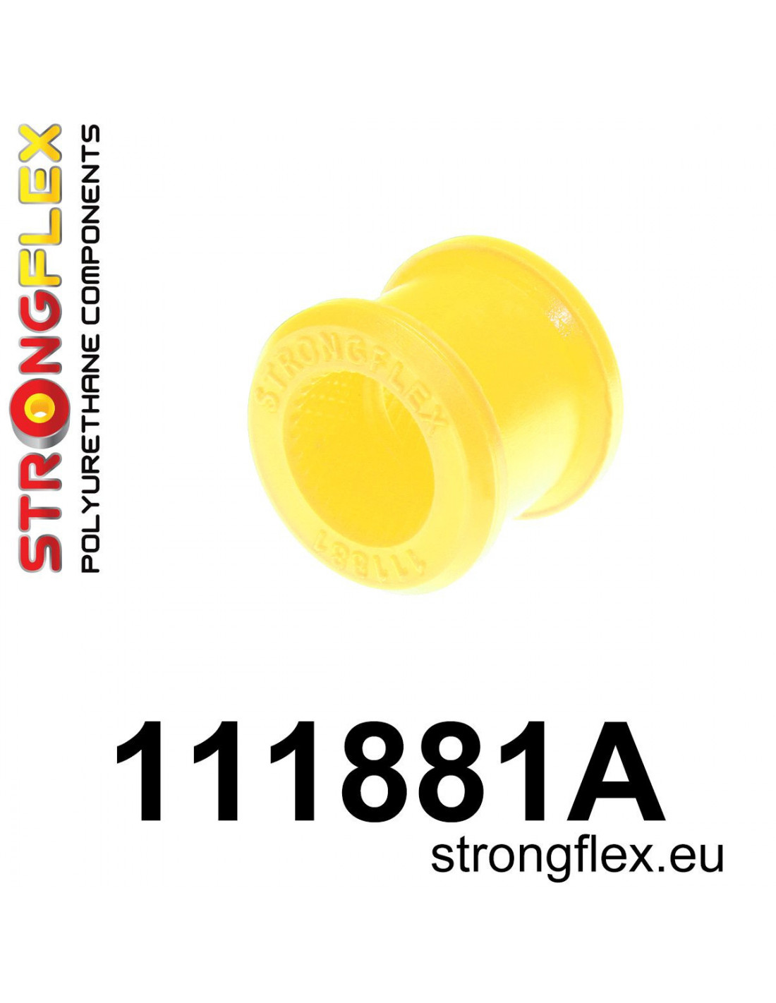Strongflex Mercedes E-Klasse Rubber voorste koppelstang SPORT – 111881A 1 Strongflex Mercedes E-Klasse Rubber voorste koppelstang SPORT – 111881A
