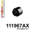 Strongflex Mercedes C-Klasse / CLC / CLK Voorwielophanging – achtersterubber SPORT ZWART – 111967AX
