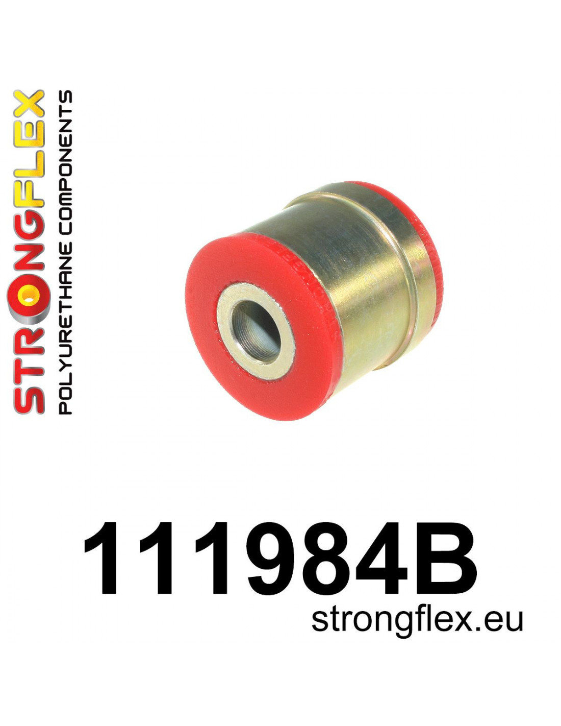 Strongflex Mercedes CL / S-Klasse Achterste langsdraagarm - achterste rubber – 111984B 1 Strongflex Mercedes CL / S-Klasse Achterste langsdraagarm - achterste rubber – 111984B