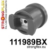Strongflex Mercedes CL / S-Klasse Voorste subframe voorste rubber ZWART – 111989BX