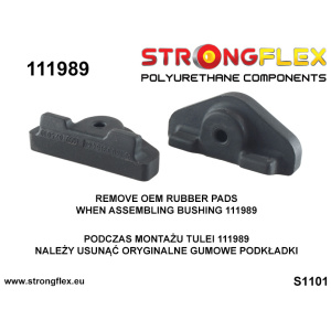 Strongflex Mercedes CL / S-Klasse Voorste subframe voorste rubber SPORT ZWART – 111989AX