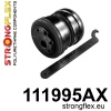 Strongflex Mercedes C-Klasse / E-Klasse / SLK Vooras draagarm rubber voor SPORT ZWART – 111995AX