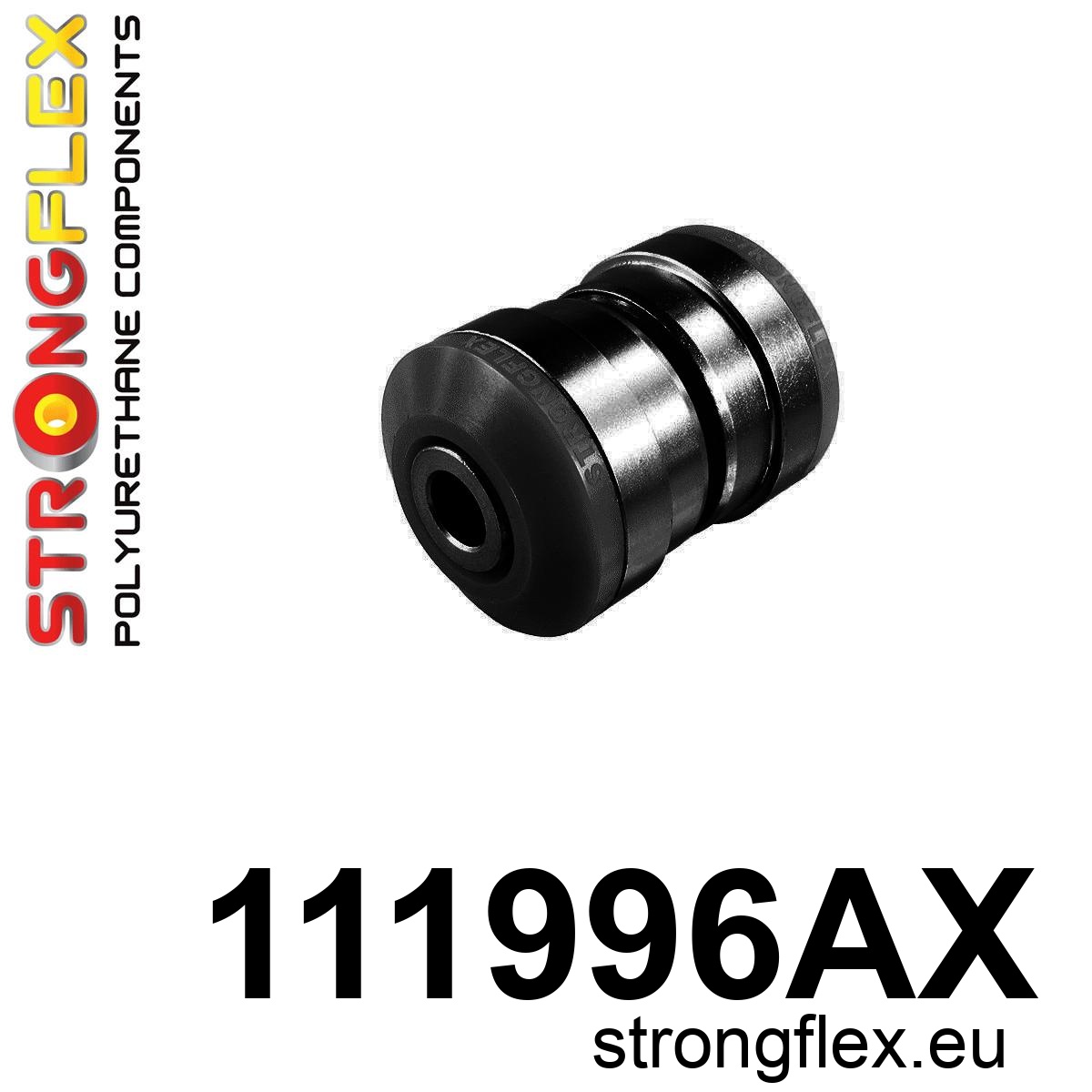 Strongflex Mercedes CLS / C-Klasse / E-Klasse Draagarmrubber voor onder SPORT ZWART – 111996AX 1 Strongflex Mercedes CLS / C-Klasse / E-Klasse Draagarmrubber voor onder SPORT ZWART – 111996AX