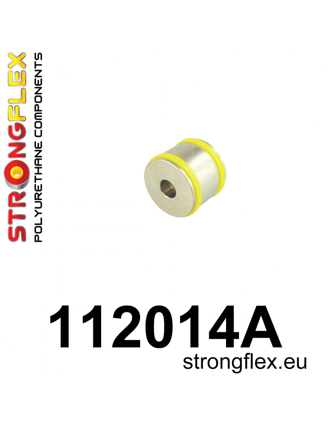 Strongflex Mercedes CLS / E-Klasse / SL Achterste onderste draagarm – buitenzijde rubber SPORT – 112014A 1 Strongflex Mercedes CLS / E-Klasse / SL Achterste onderste draagarm – buitenzijde rubber SPORT – 112014A