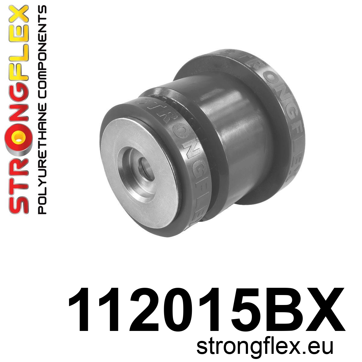 Strongflex Mercedes CLS / E-Klasse / SL Achteras-subframe rubberset ZWART – 116265BX 2 Strongflex Mercedes CLS / E-Klasse / SL Achteras-subframe rubber voor ZWART – 112015BX