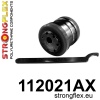 Strongflex Mercedes CL / S-Klasse / SL Voorwielophanging – achterste rubber SPORT ZWART – 112021AX