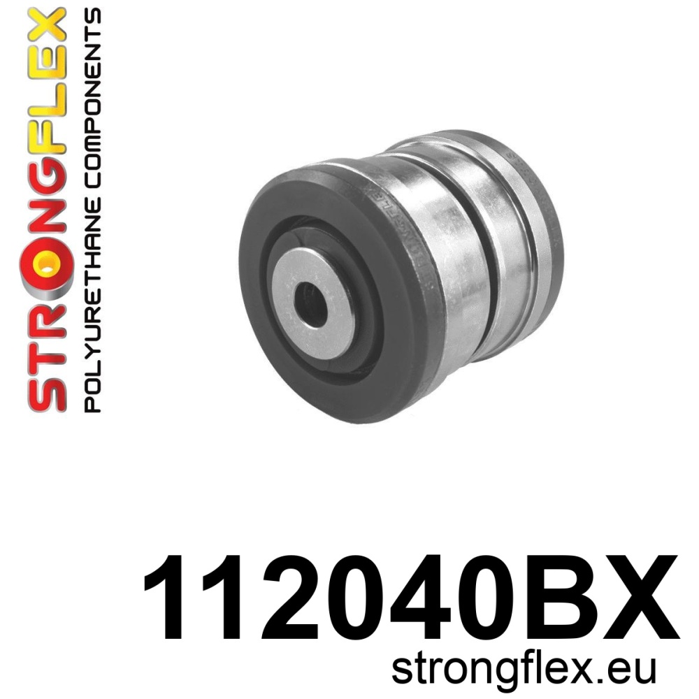 Strongflex Mercedes CLS / E-Klasse Rubber voorsten bovenste draagarm ZWART – 112040BX