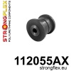 Strongflex Mercedes GL / GLE / GLS Draagarmrubber voor onder – voor SPORT ZWART – 112055AX