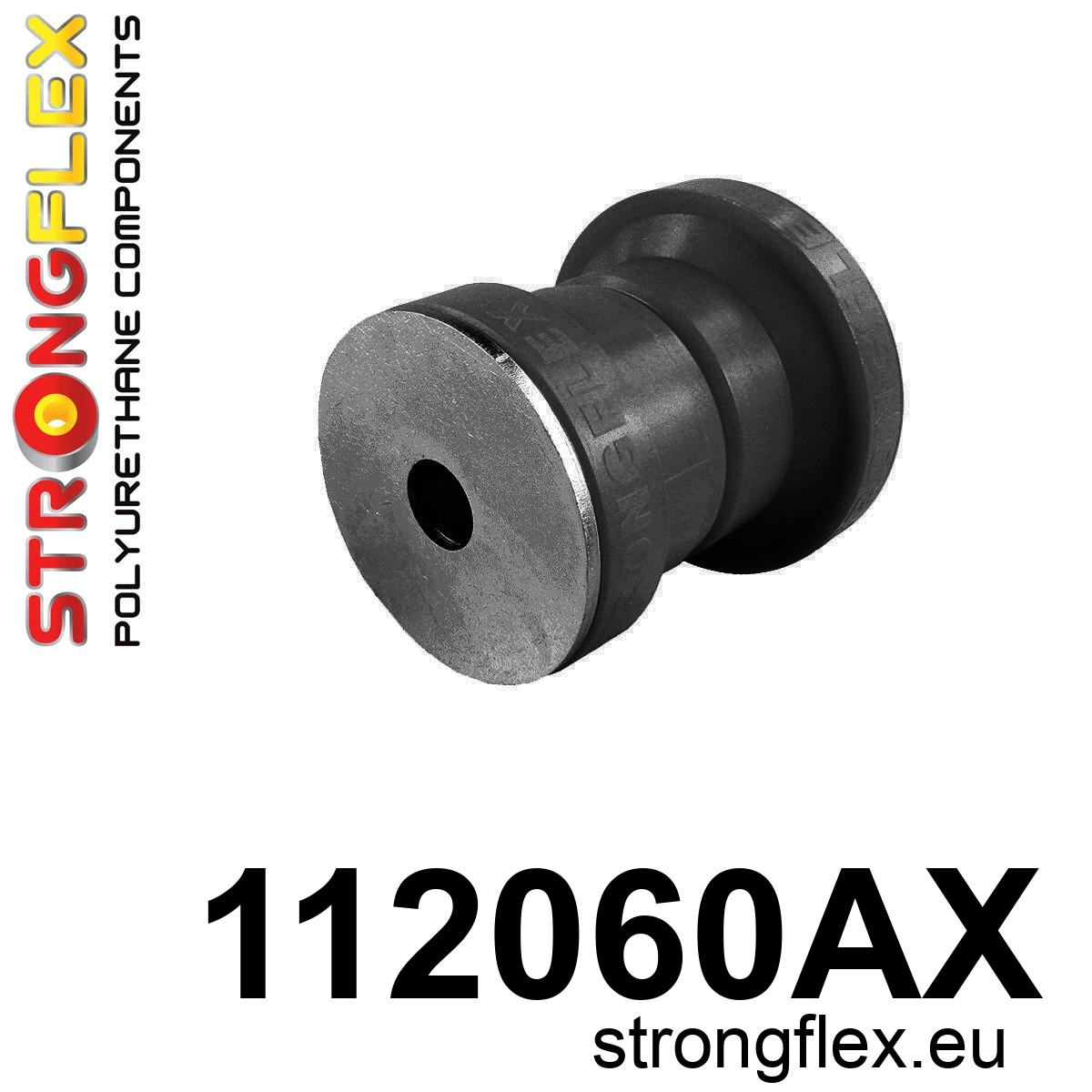 Strongflex Mercedes GL / GLE / GLS Vooras-subframe achterste rubber SPORT ZWART – 112060AX 1 Strongflex Mercedes GL / GLE / GLS Vooras-subframe achterste rubber SPORT ZWART – 112060AX