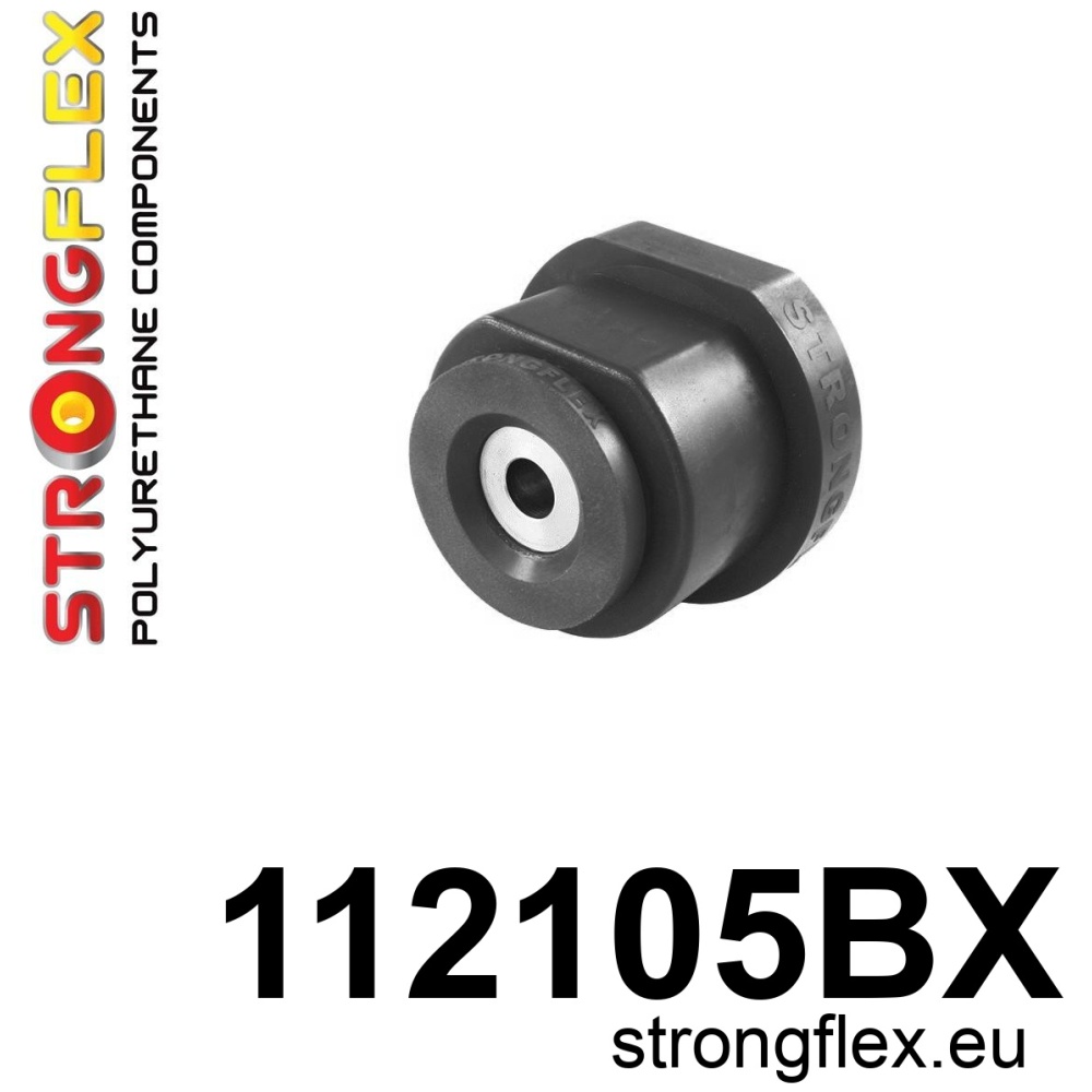Strongflex Mercedes C-Klasse / CL / CLC Achteras-subframe rubber voor ZWART – 112105BX