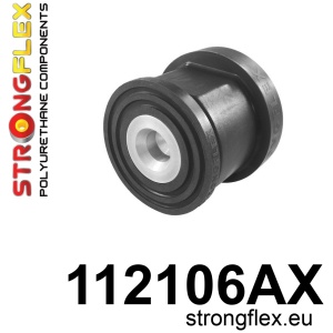Strongflex Mercedes C-Klasse / CL / CLC Achteras-subframe rubber achter SPORT ZWART – 112106AX