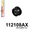 Strongflex Mercedes C-Klasse / CL / CLC Achterste differentieel – achterste rubber SPORT ZWART – 112108AX