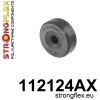 Strongflex Mercedes W123 Bevestigingsrubber voor voorsten schokdemper SPORT ZWART – 112124AX